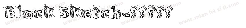 Block Sketch字体转换